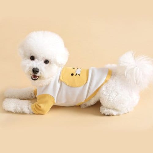 Kakao Friends: Choonsik Dog T-Shirt 춘식이 배색 티셔츠