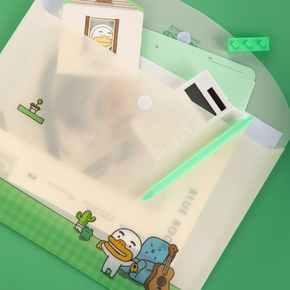 Kakao Friends: Daily Horizontal File Envelope - 데일리 가로형 봉투 파일 (Ryan, Apeach, Muzi, Tube)