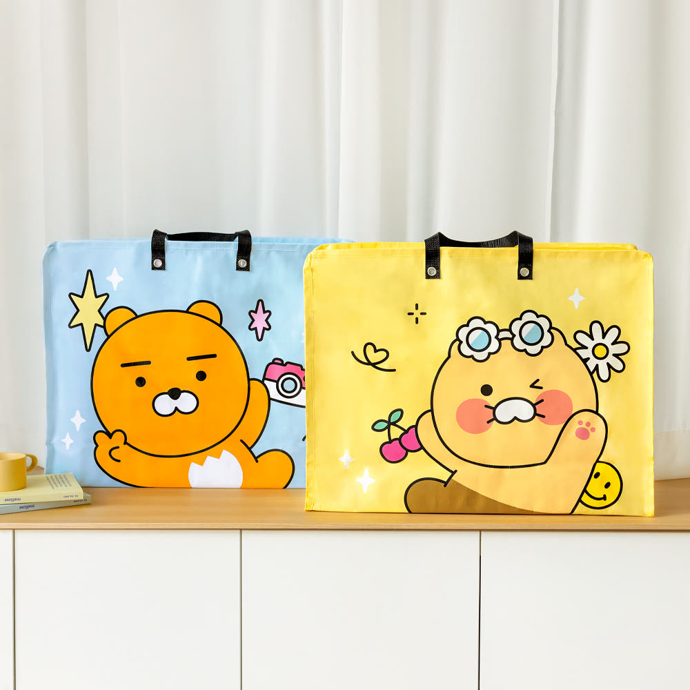 Kakao Friends: Say Cheese Tarpaulin Bag Large - 세이치즈 타포린 백 라지