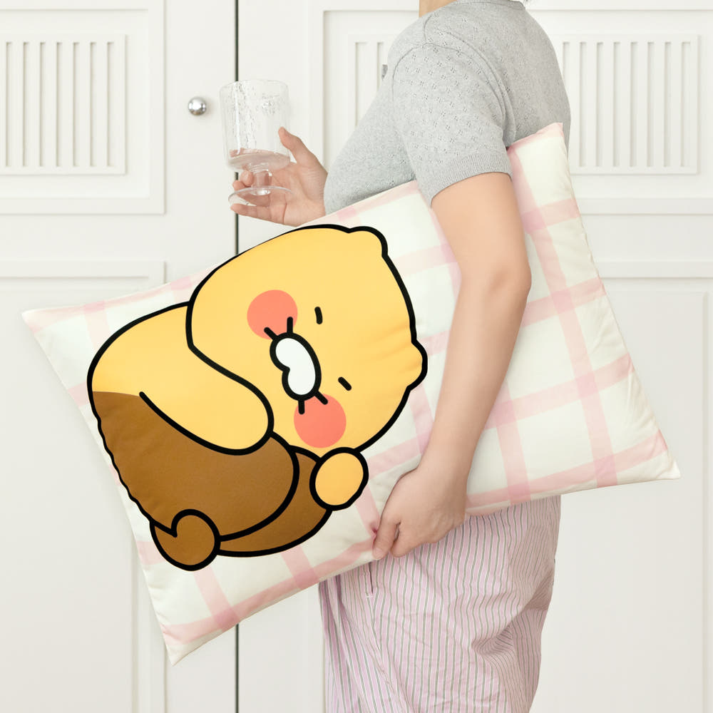 Kakao Friends: Choonsik Cooling Summer Pillow Cover (2 set)- 춘식이 쿨링 여름 베게 커버 2개 세트