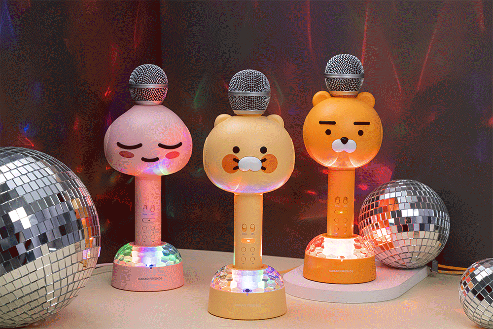 KAKAO FRIENDS: Bluetooth Microphone & Speaker 카카오프렌즈: 블루투스 마이크 스피커