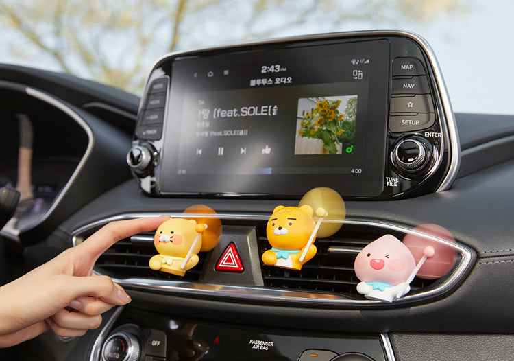 Kakao Friends: Pinwheel Car Air Freshener - Choonsik 바람개비 방향제 춘식이