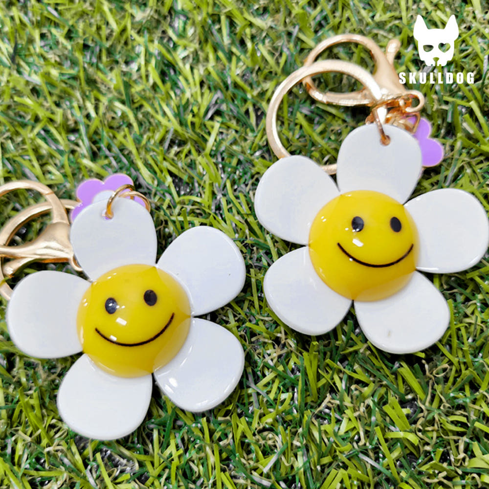 Golf Daisy Flower Velcro Glove Holder - 골프 데이지 장갑 찍찍이 걸이 홀더