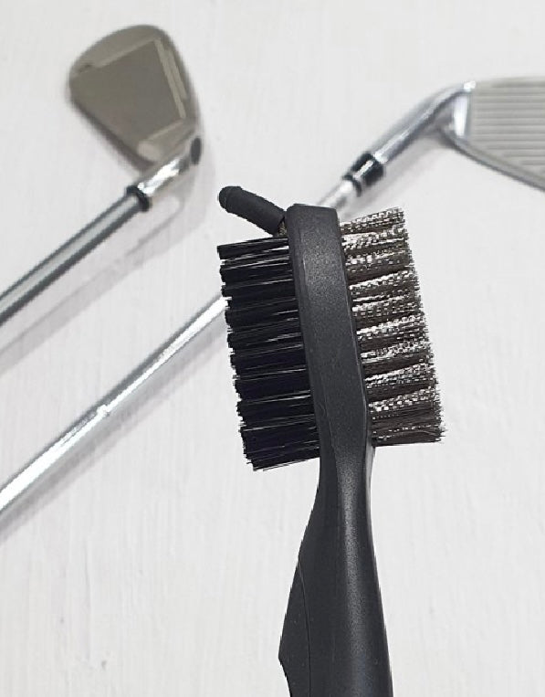 Golf Club Head Cleaning Brush with Reel Wire - 골프 클럽 청소 브러쉬
