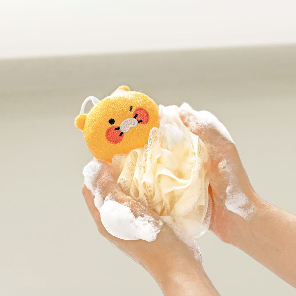 Kakao Friends: Choonsik Bubble Shower Scrub- 춘식이 거품목욕 샤워볼