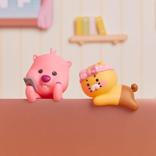 Kakao Friends: ZANMANG LOOPYXFriends Monitor Figure Choonsik 잔망루피X카카오프렌즈 모니터 피규어_춘식이