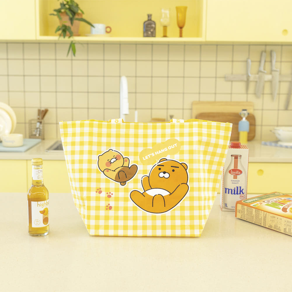 Kakao Friends: Choonsik Reusable Tarpaulin Bag - 춘식이 재사용 타포린 백