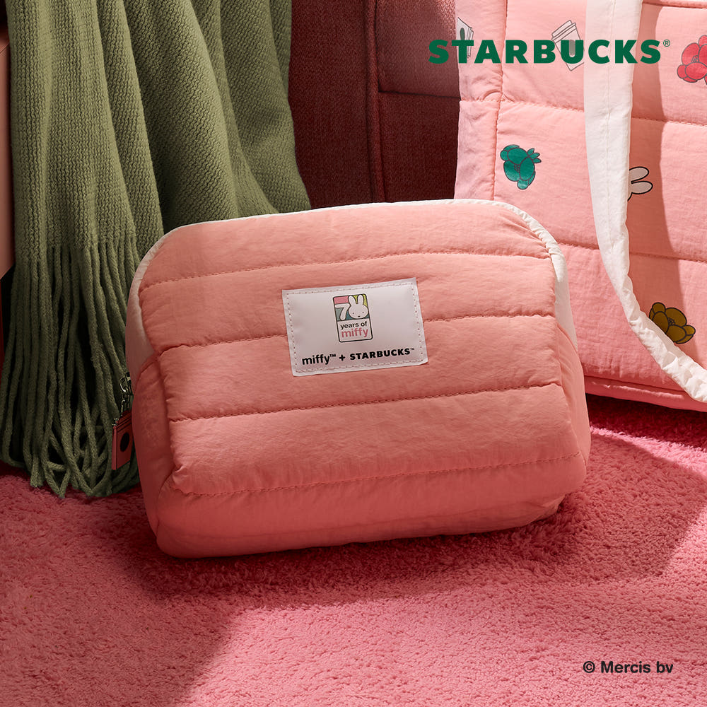 K-STARBUCKS] Miffy 70th Anniversary Special Edition Puffer Pouch 