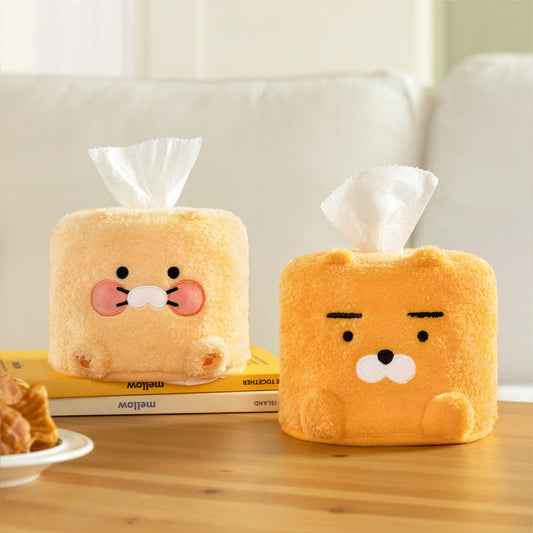 Kakao Friends: Pogle Roll Tissue Case - 뽀글이 롤티슈 케이스 (Ryan, Choonsik)