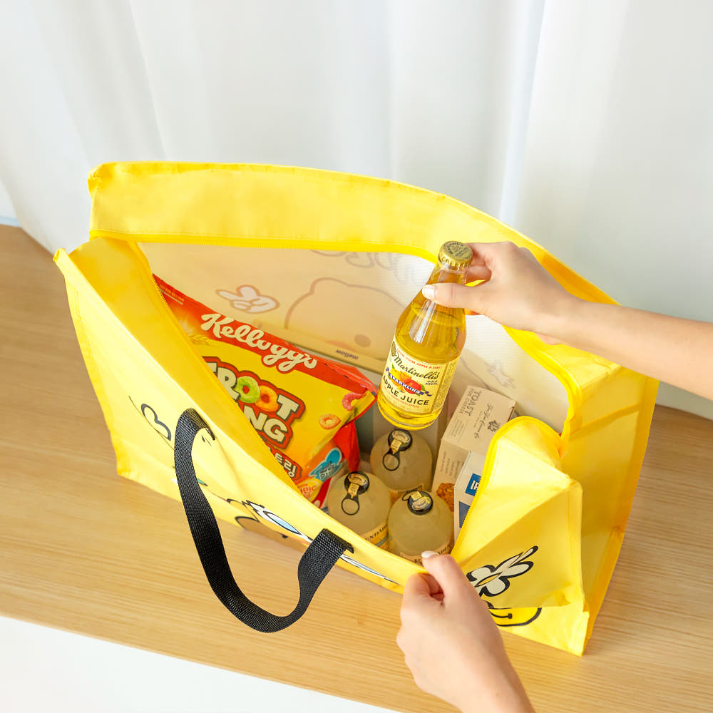 Kakao Friends: Say Cheese Tarpaulin Bag Large - 세이치즈 타포린 백 라지