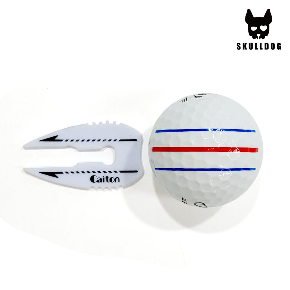 Height Adjusting Gold Tee, Ball Marker, Aiming Tee - 높이조절 에이밍 골프티 컨트롤 골프 티꽂이, 분실방지 줄티, 볼마커 겸용