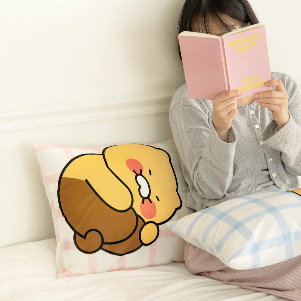 Kakao Friends: Choonsik Cooling Summer Pillow Cover (2 set)- 춘식이 쿨링 여름 베게 커버 2개 세트
