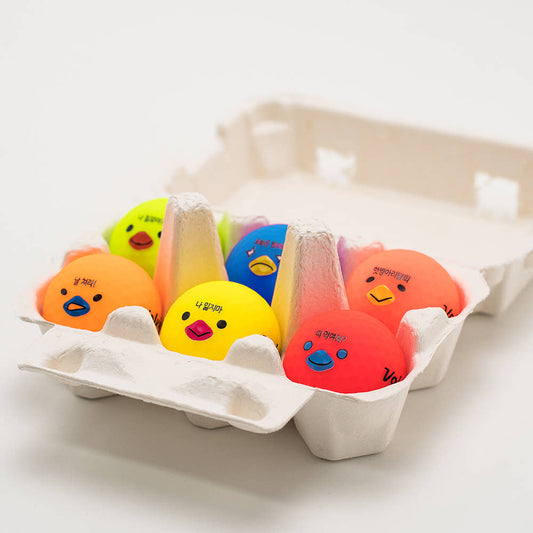 Volvik 6 Ball Gift Box with Egg Tray (3pc Matte) - 볼빅 6구 계란 선물세트 (3피스 무광)
