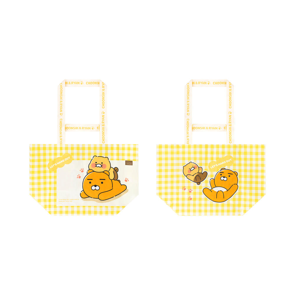 Kakao Friends: Choonsik Reusable Tarpaulin Bag - 춘식이 재사용 타포린 백
