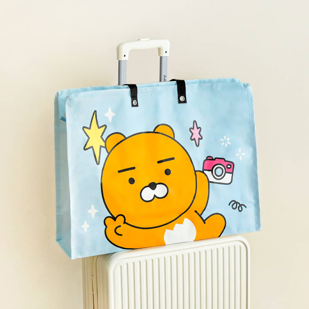 Kakao Friends: Say Cheese Tarpaulin Bag Large - 세이치즈 타포린 백 라지