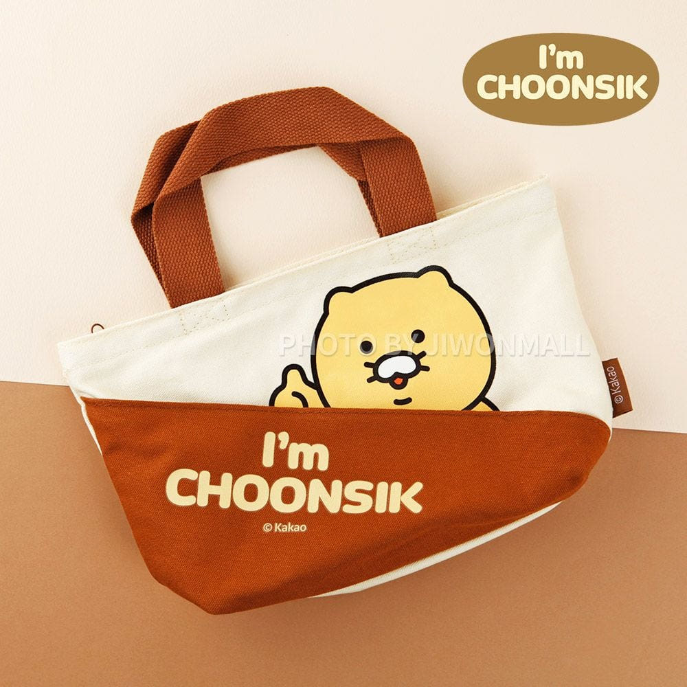 Kakao Friends: Choonsik Zipper Lunch Bag- 춘식이 지퍼 도시락 가방