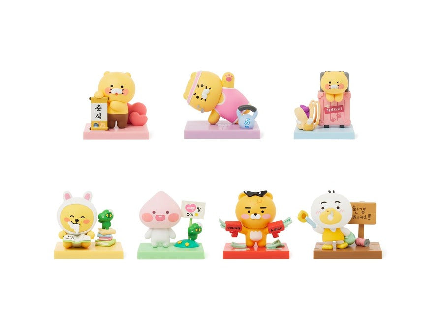 Kakao Friends: Godsaeng Minifigure Choonsik (Exercise) 오늘부터갓생 미니피규어 오운완_춘식이