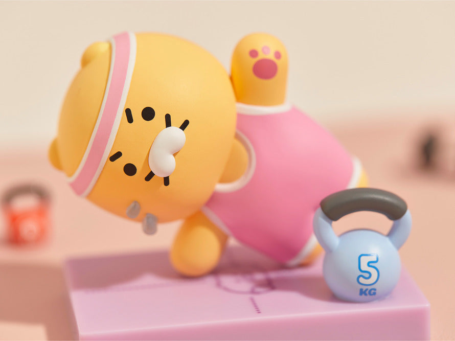 Kakao Friends: Godsaeng Minifigure Choonsik (Exercise) 오늘부터갓생 미니피규어 오운완_춘식이