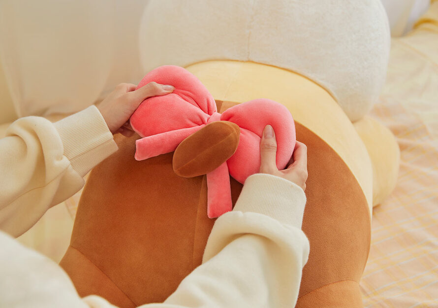 Kakao Friends: Ribbon Mega Body Pillow Choonsik 리본 메가 바디 필로우 춘식이 