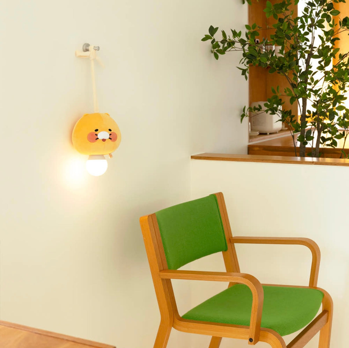 Kakao Friends: Choonsik Hanging Lamp 춘식이 인형 무드등, 행잉 램프