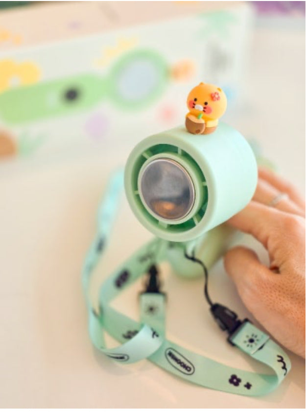Kakao Friends: Choonsik Handy Cooling Fan 춘식이 급속 냉각팬 선풍기 (5단)