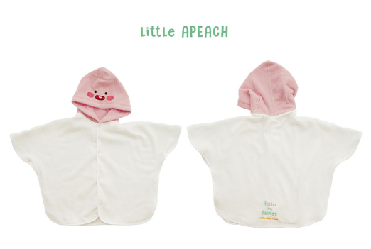 Kakao Friends: Kids Bathrobe 카카오프렌즈: 리틀프렌즈 유아 목욕가운
