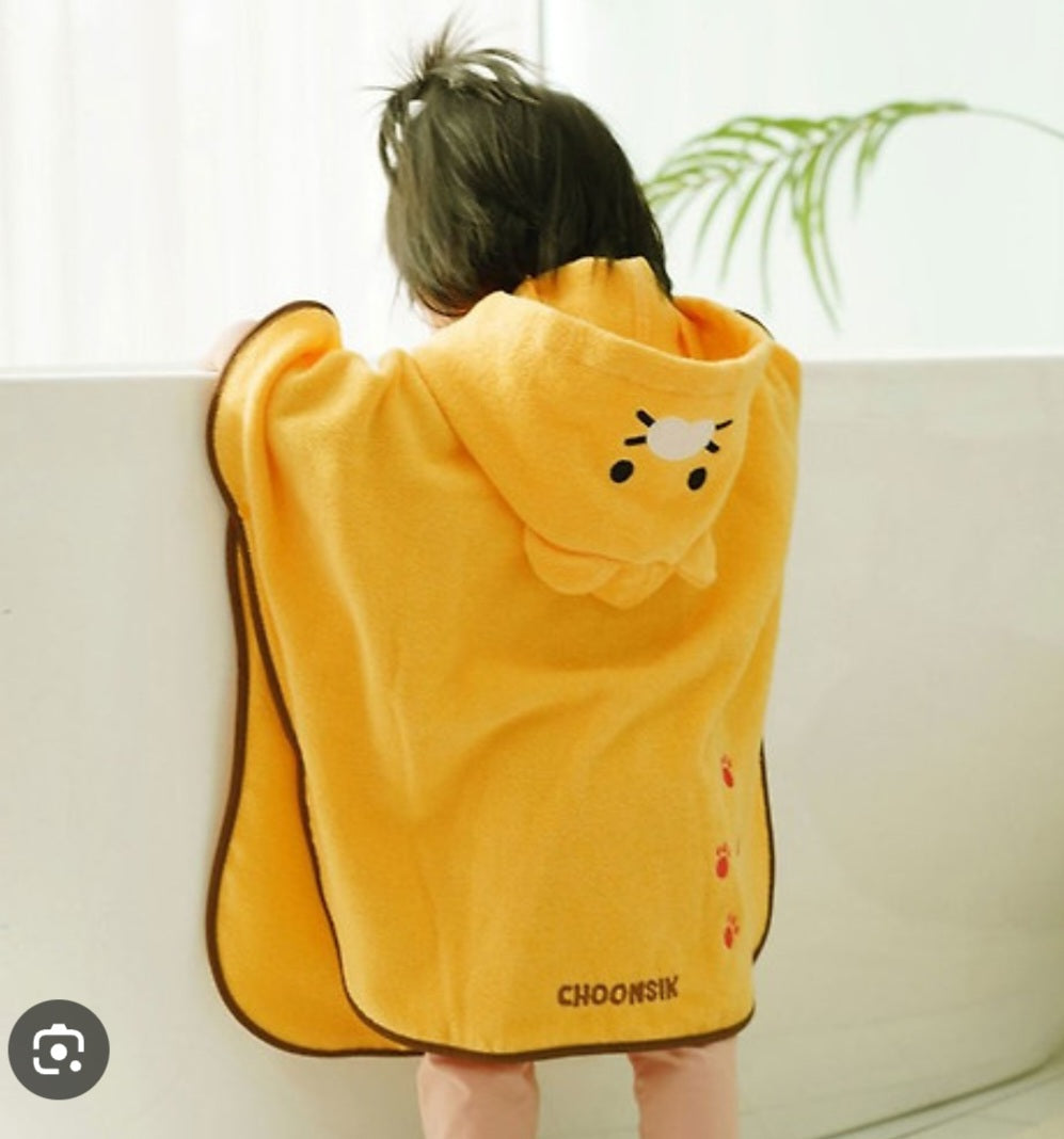 Kakao Friends: Kids Bathrobe 카카오프렌즈: 리틀프렌즈 유아 목욕가운