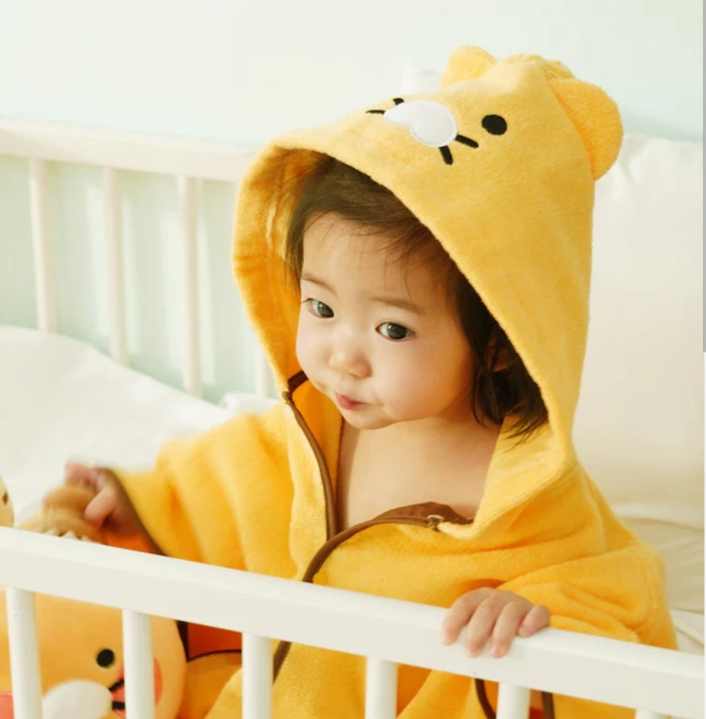 Kakao Friends: Kids Bathrobe 카카오프렌즈: 리틀프렌즈 유아 목욕가운
