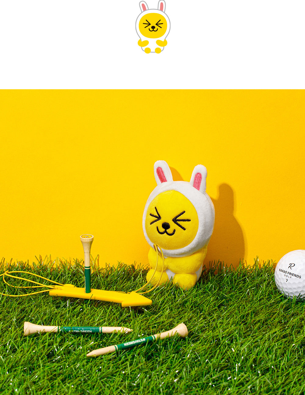 Kakao Friends: Basic Golf Tee Keeper - Plain 베이직 골프티 키퍼 - 무지