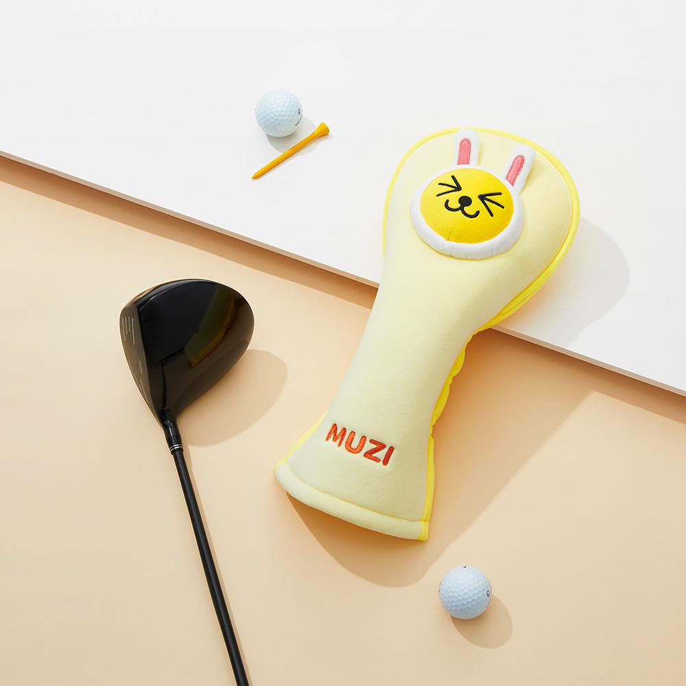 Kakao Friends: Soft driver cover - Muzi 소프트 드라이버커버 - 무지