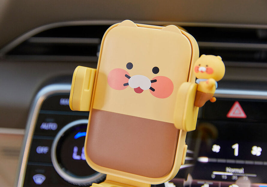 Kakao Friends: Car Charging Phone Holder Choonsik 춘식이 오토 무선 충전 거치대