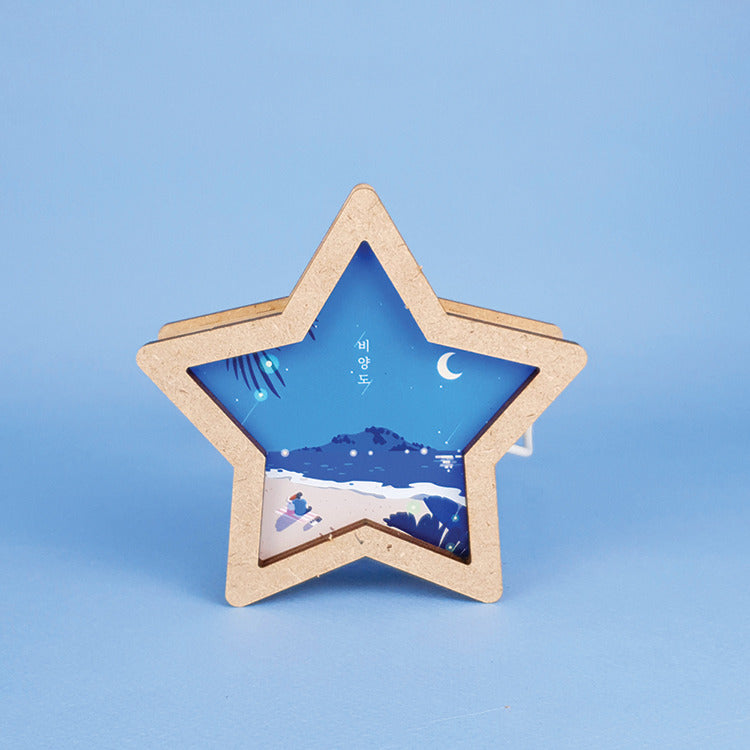 COPE JEJU: DIY Emotional Jeju Illustration Mini Mood Light (Biyangdo or Iho Tewoo) DIY 감성 제주 일러스트 미니 무드등 (비양도 or 이호테우)
