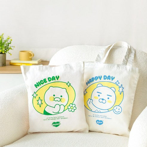 Kakao Friends: Choonsik Nice Day Eco Bag - 춘식이 나이스데이 에코백