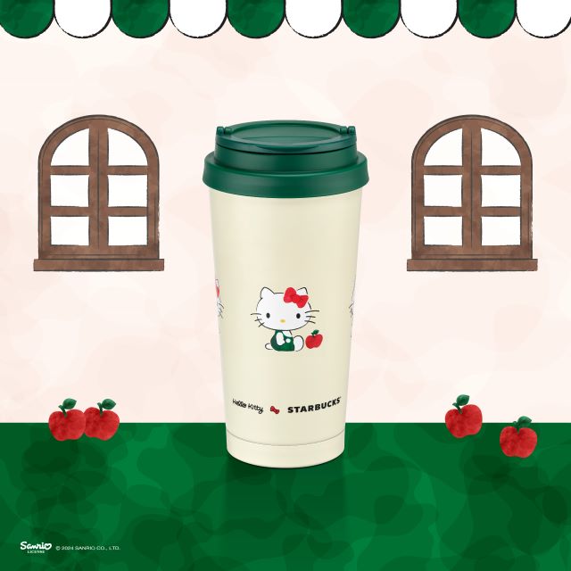 [韓国スタバ x Hello Kitty] 25 SS Hello Kitty Elma 473ml 韓国スタバ x Hello Kitty] 25 SS Hello Kitty Elma 473ml