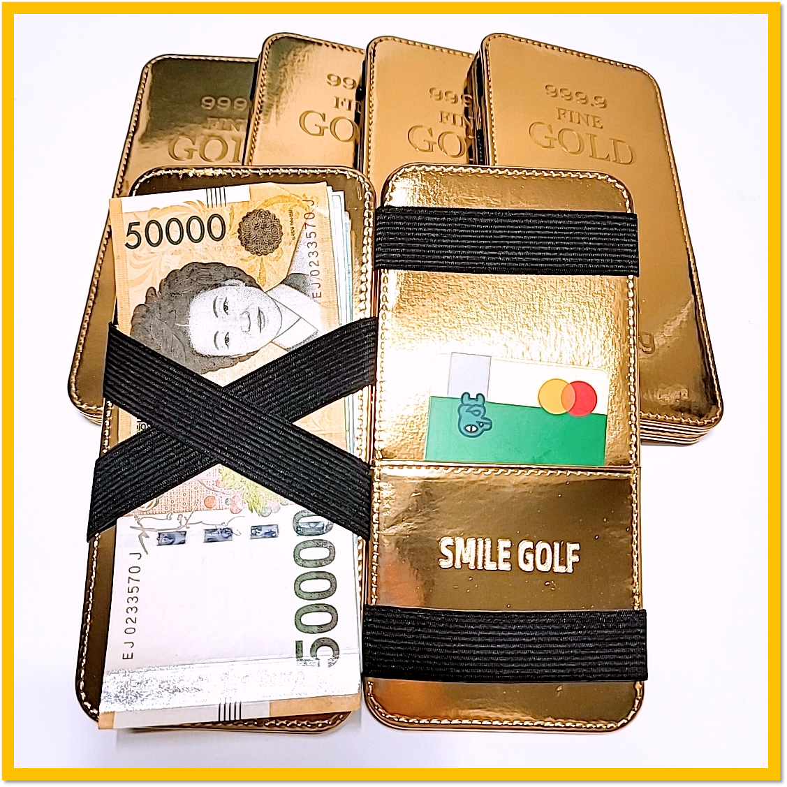 Gold Bar Magic Money Clip - 골드바 요술 지갑