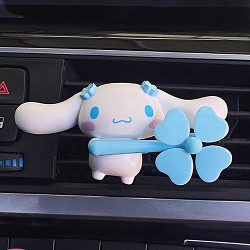 [SANRIO] Cinnamoroll Clover Car Vent Air Freshener  - 산리오 시나모롤 클로버 자동차 통풍구 방향제