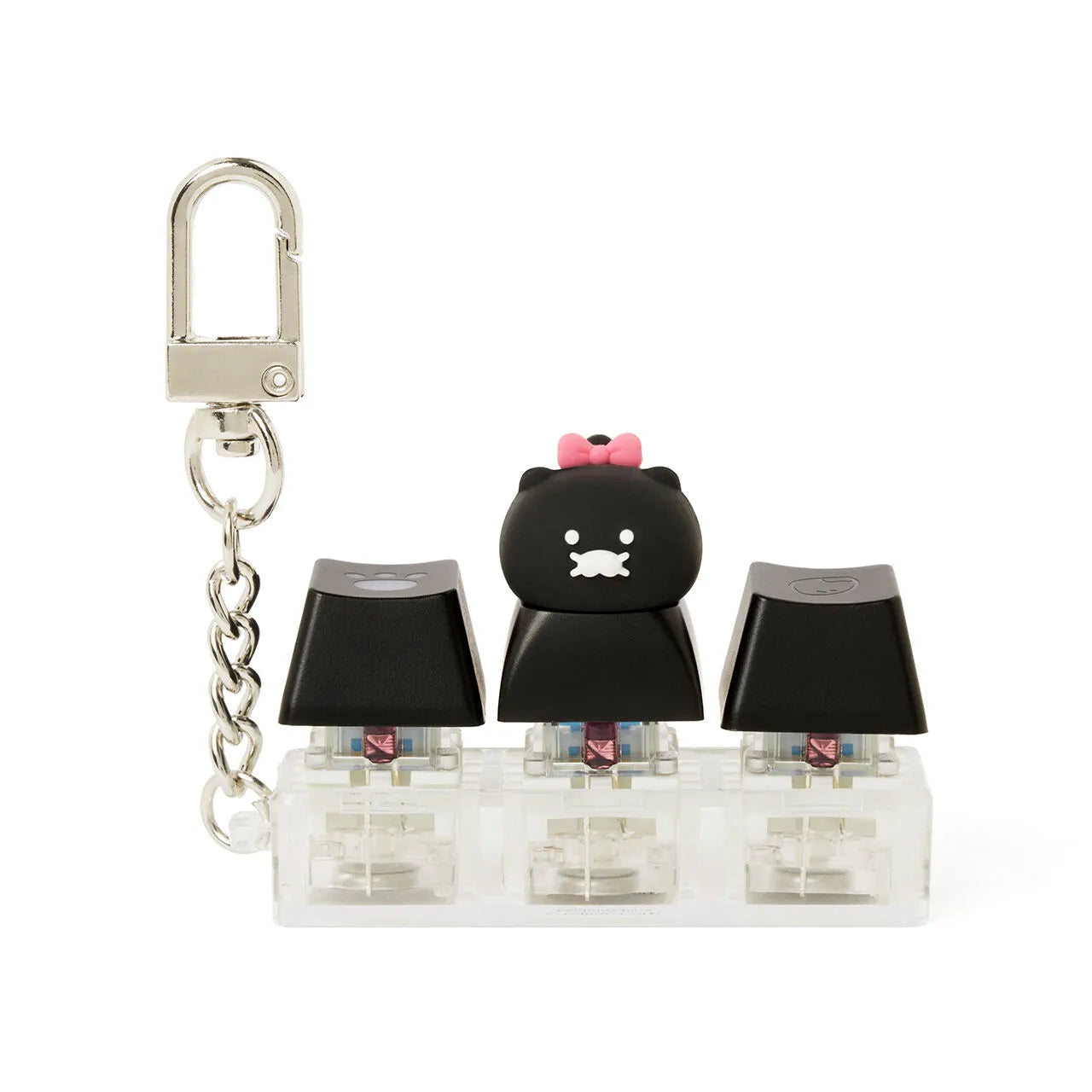 [KAKAO FRIENDS] Black Choonsik LED Figure Keyring Choonsik - 블랙춘 LED키캡 피규어키링 춘식이