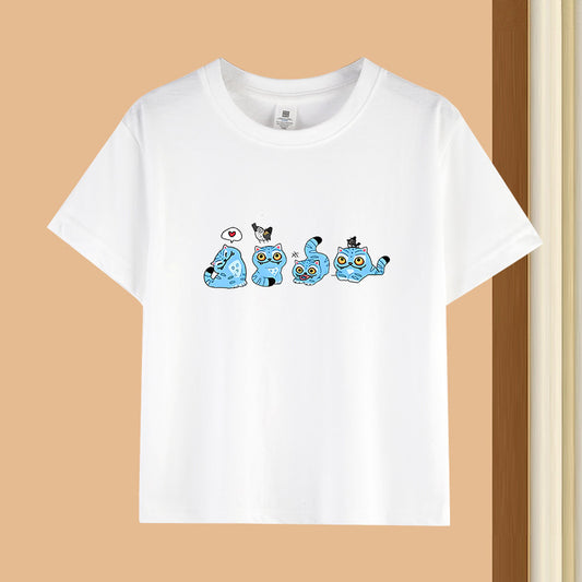 [KDH] Kpop Demon Hunters Kids T-Shirt (Derpy)- 케이팝 데몬 헌터즈 유아용 티셔츠(호랑이)