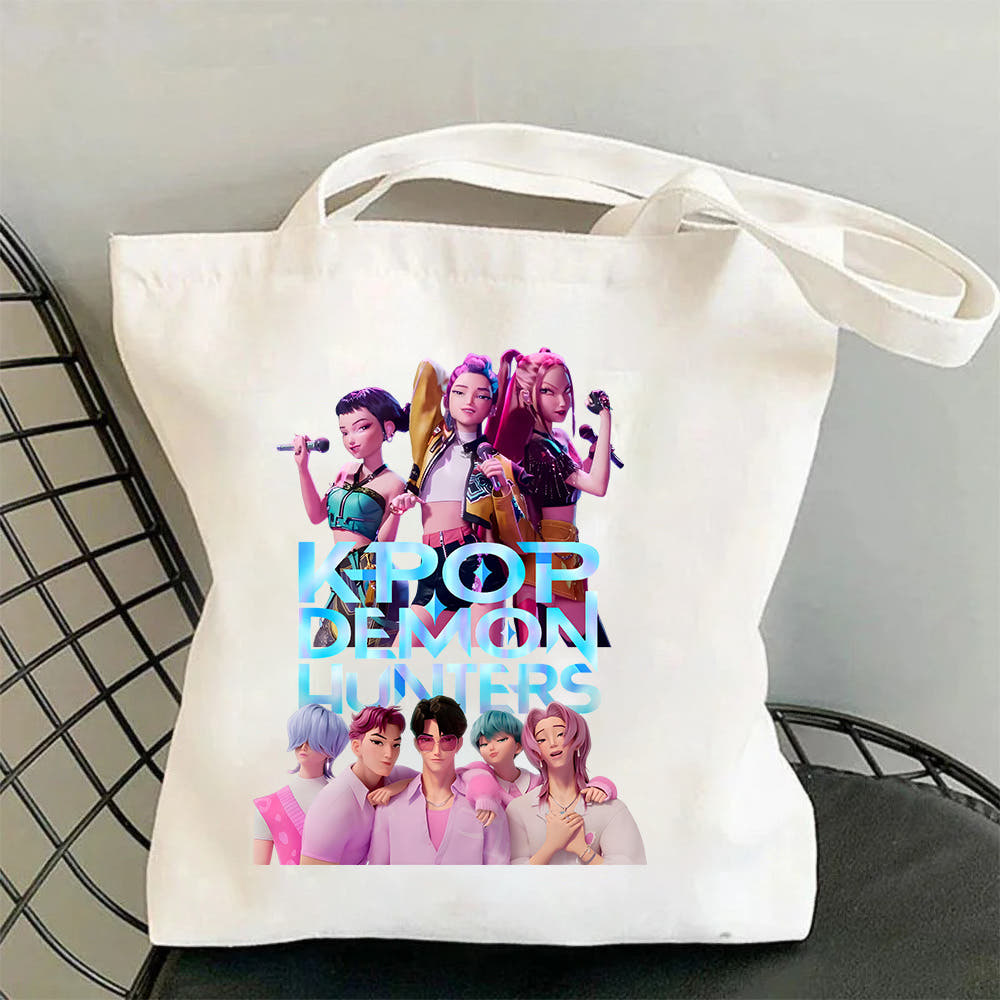 [KDH] Kpop Demon Hunters Ecobag (Saja & Huntrix) - 케이팝 데몬 헌터즈 에코백(사자 & 헌트릭스)