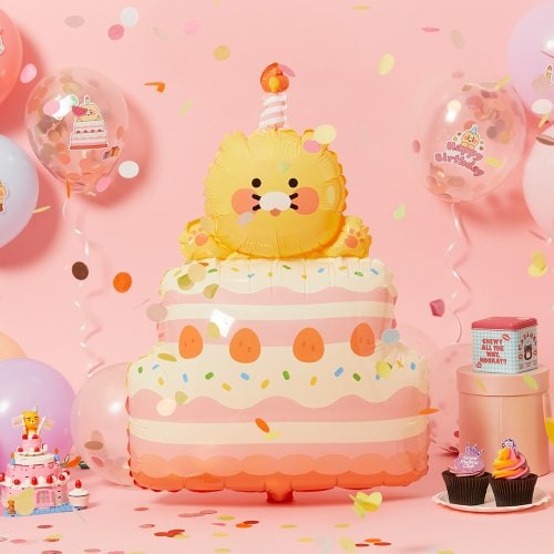 [KAKAO FRIENDS] Bling Party Cake Balloon - Choonsik