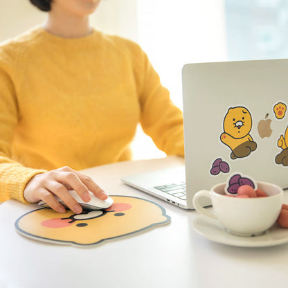 [KAKAO FRIENDS] PVC Choonsik Face Mouse Pad - PVC 춘식이 얼굴 마우스 패드