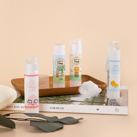 [KAKAO FRIENDS] Handy Stick Soap 4pc Set- 휴대용 핸디 스틱 비누 4개 세트
