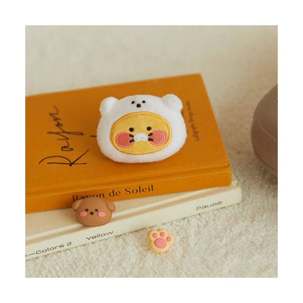 [KAKAO FRIENDS] Choonsik Bichon Stuffy Charms, Jibbitz - 춘식 비숑 인형참, 지비츠