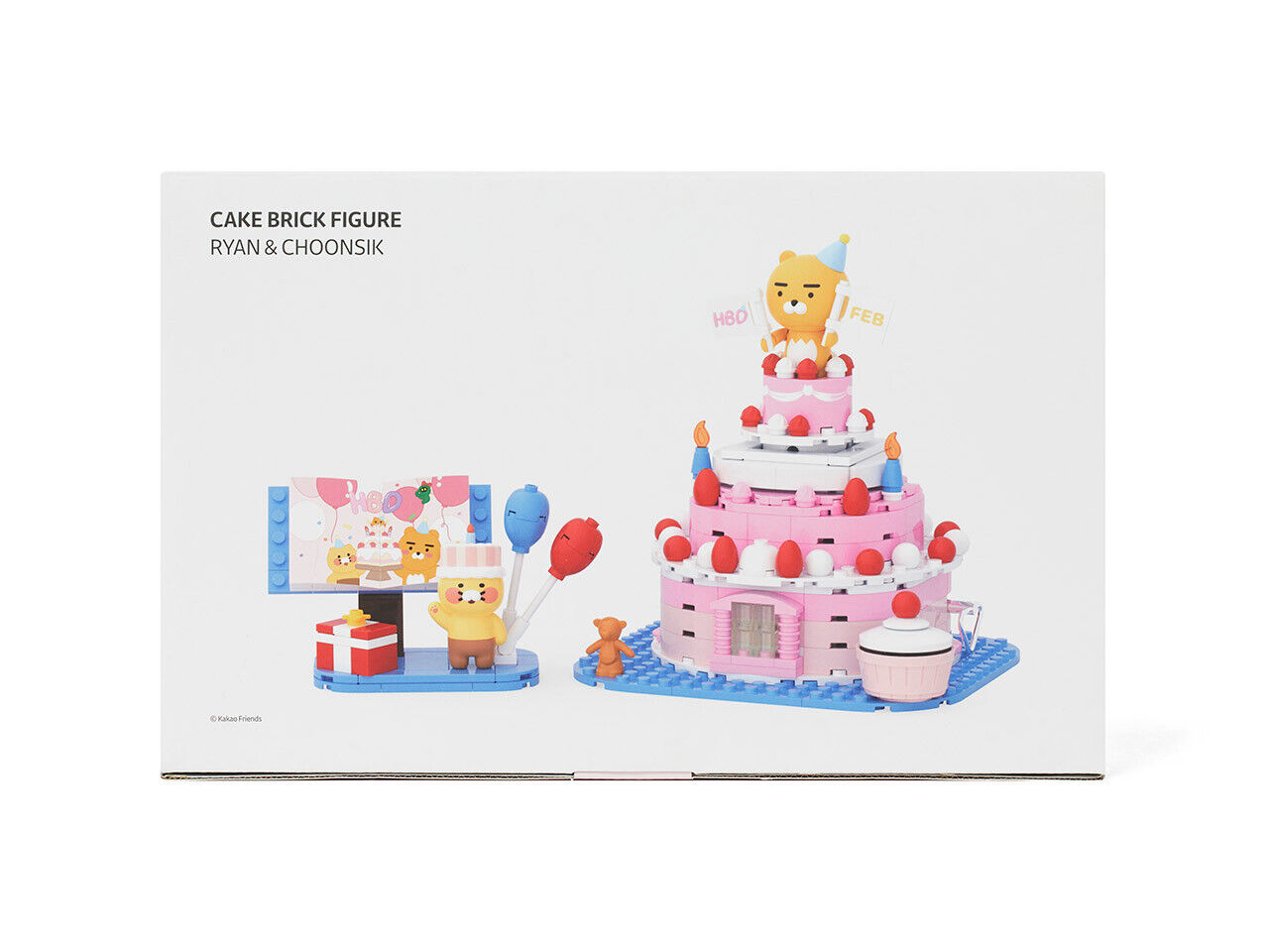 Kakao Friends: Cake Brick Figure - Ryan & Choonsik	라이언 춘식이 케잌 브릭 피규어
