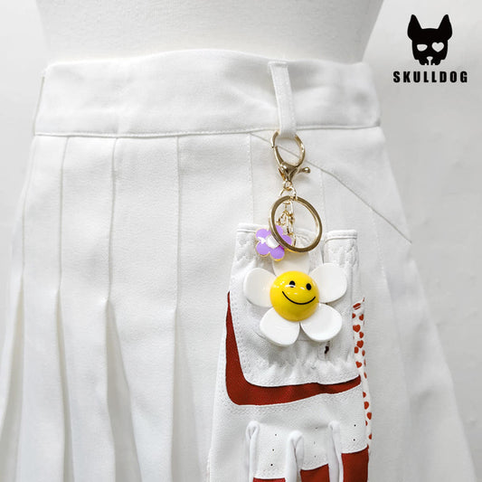 Golf Daisy Flower Velcro Glove Holder  -  골프 데이지 장갑 찍찍이 걸이 홀더