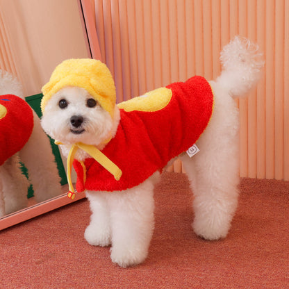 [KAKAO FRIENDS] 춘식이 마이펫 모자 망토세트