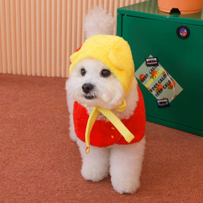 [KAKAO FRIENDS] 춘식이 마이펫 모자 망토세트