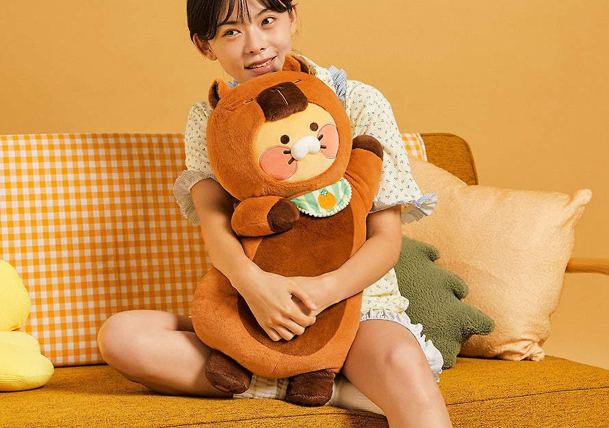 [KAKAO FRIENDS] FriendZoo Choonsik Capybara Body Pillow - 프렌ZOO 춘식이 카피바라 바디 필로우