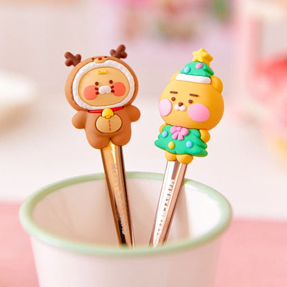 [KAKAO FRIENDS] Merry Choon Christmas Figure Cutlety Fork & Spoon Set- 메리춘크리스마스 피규어 스푼 & 포크 커트러리 세트