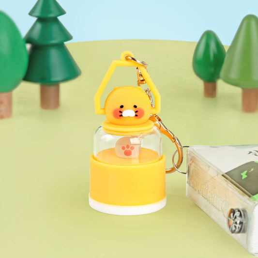 [KAKAO FRIENDS] Choonsik Mini Lantern Keyring/KeyChain - 춘식이 미니 랜턴 키링/키홀더